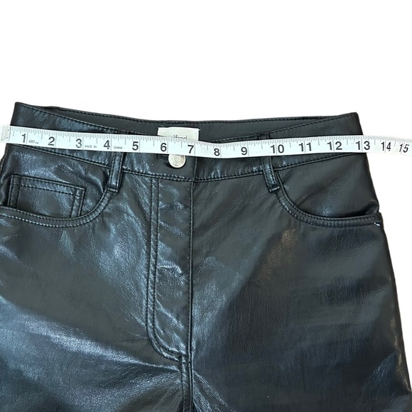 ARITZIA Wilfred Free Melina Pants- High Waisted Faux Leather Pant - Picture 13 of 15